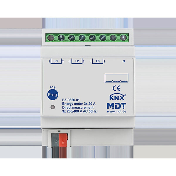 MDT technologies Energiezähler 3-fach 20 A, Direktmessung EZ-0320.01